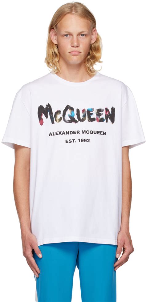 camisetas alexander mcqueen|alexander mcqueen t shirt.